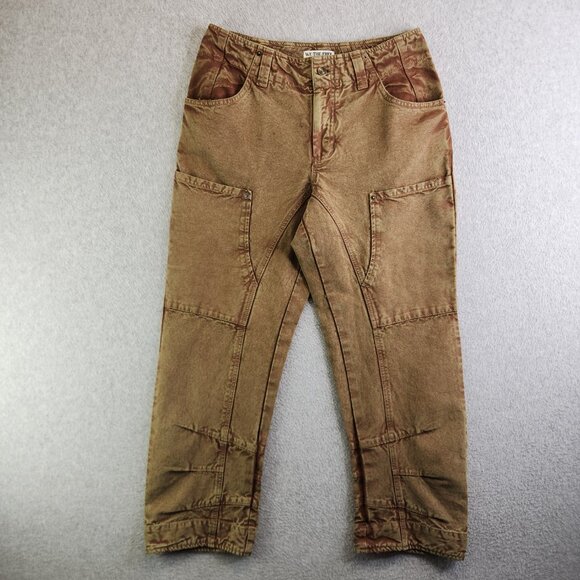 We The Free Brown Ankle Pants size 8 - Picture 15 of 15